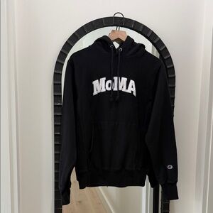 Champion Black MoMA Crewneck Hoodie